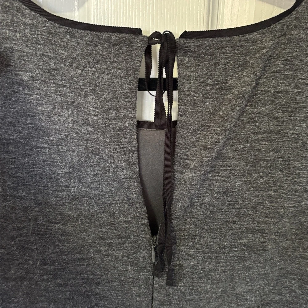 Loft pleated grey dress - Picture 3 of 5